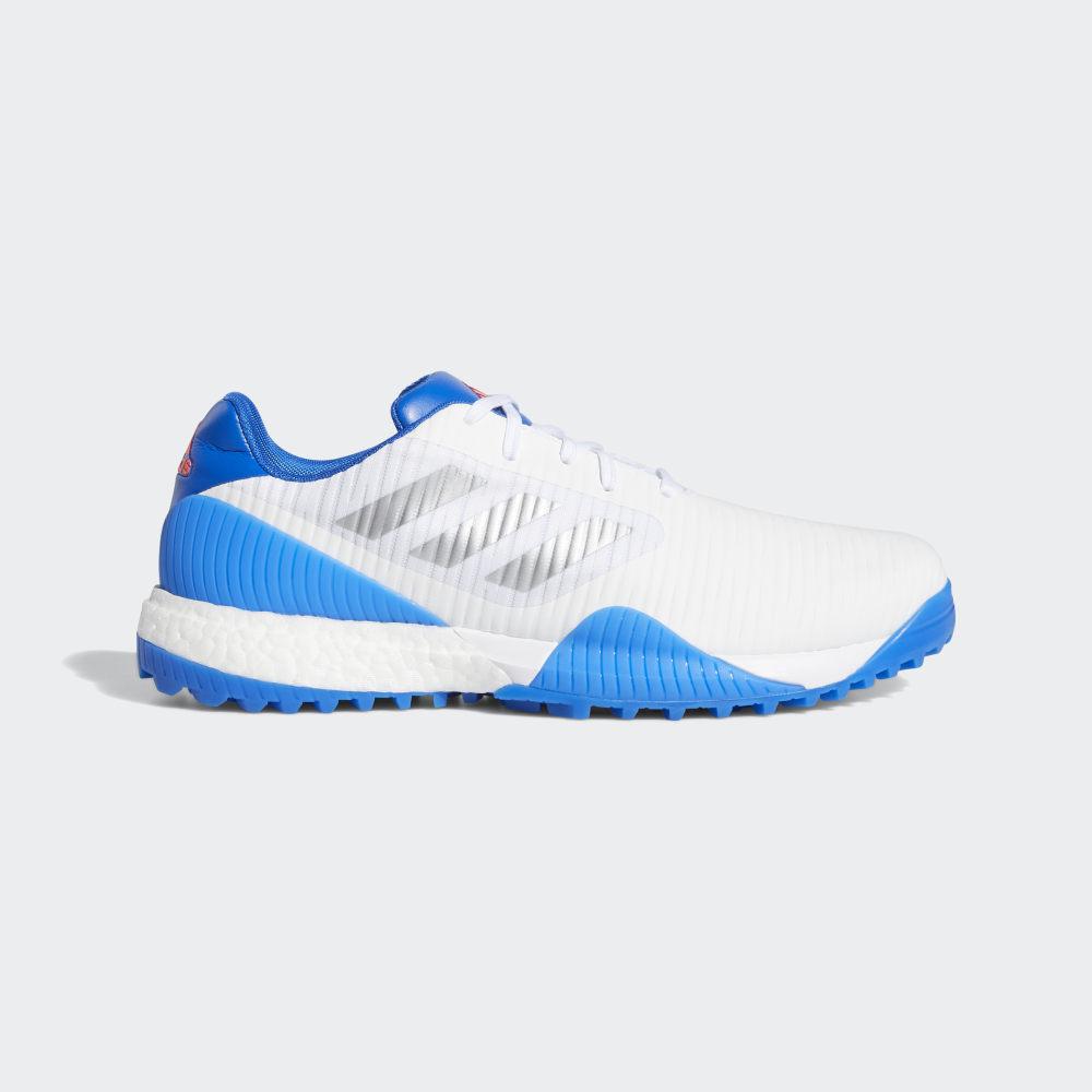 Pantofi Golf Adidas CodeChaos Sport Barbati Romania - Albi/Argintii Metal/Albastri EF5711